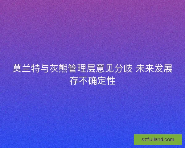 莫兰特与灰熊管理层意见分歧 未来发展存不确定性